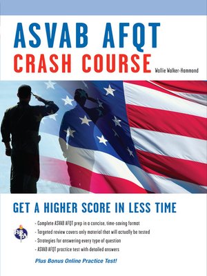 cover image of ASVAB AFQT Crash Course